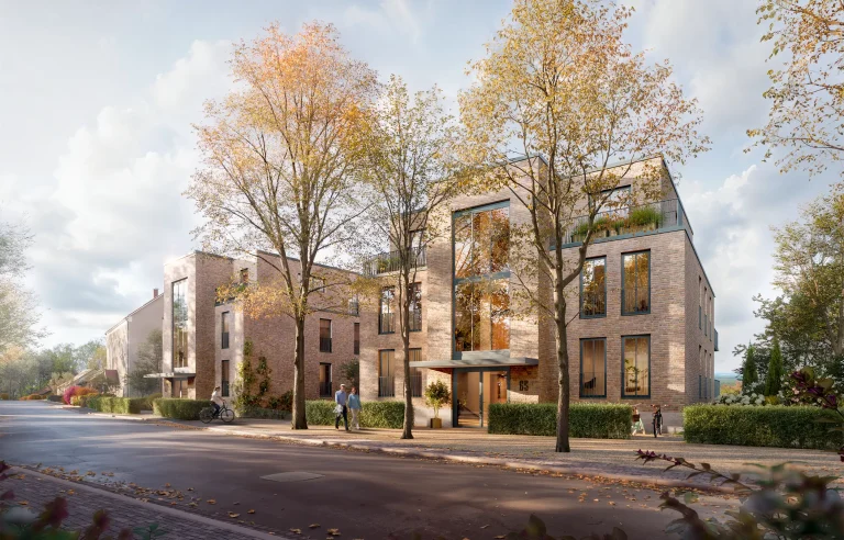 Moderne Wohngebäude in ruhiger Lage