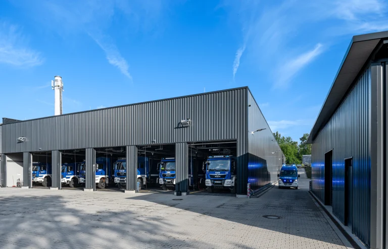 Erweiterung und Neubau von Büro und Hallen für das Technische Hilfswerk